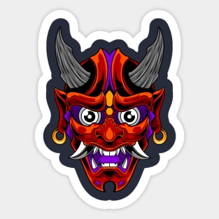 Oni Mask 3.1 Sticker